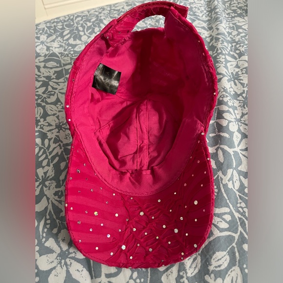 Hot Pink Hat with Bling - Picture 4 of 4
